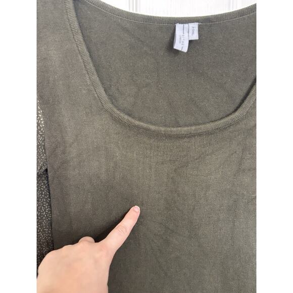 Anthropologie Blank London Peasant Floral Knit Top Size XS Boho Cottage Indie - Picture 5 of 7